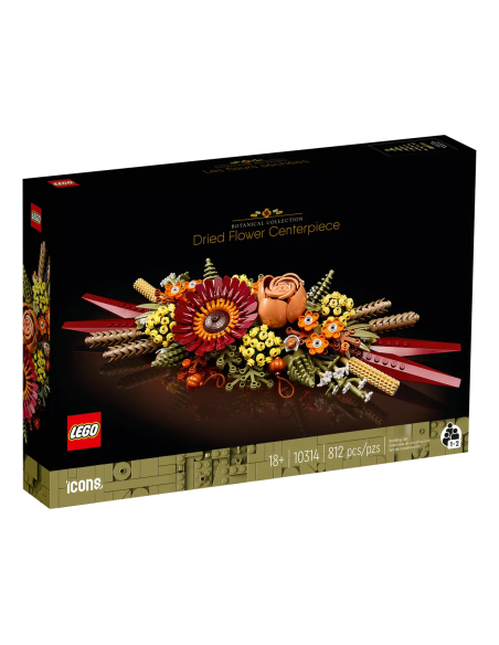 Lego ICONS 10314 Stroik z suszonych kwiatów