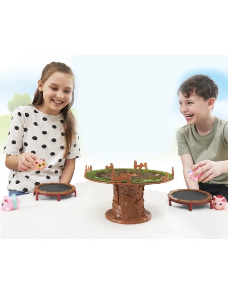 Świnie na trampolinie