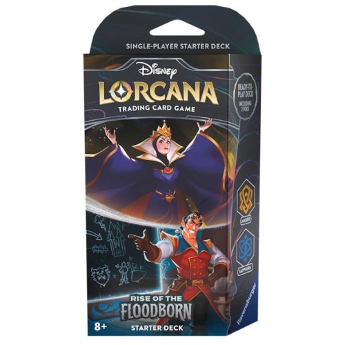 Disney Lorcana TCG - Starter Deck Rise of the Floodborn Amber and Sapphire
