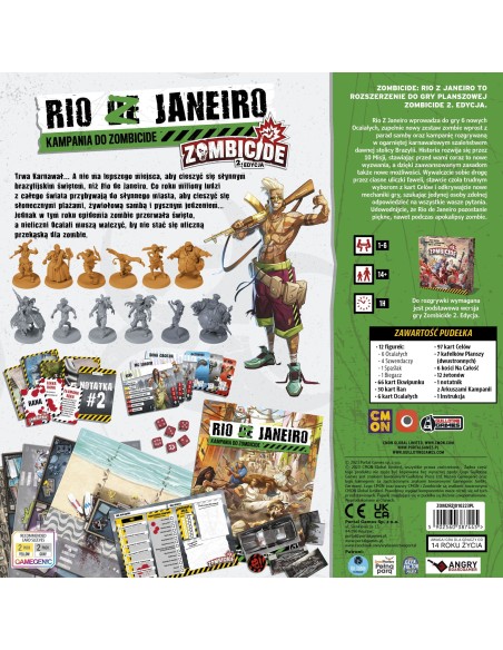 Zombicide 2ed: Rio Z Janeiro