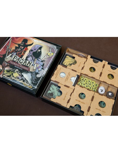 reDrewno Insert pasujący do gry Pagan: Tajemnica Roanoke z dodatkami