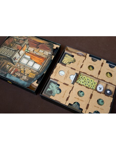 reDrewno Insert pasujący do gry Pagan: Tajemnica Roanoke z dodatkami