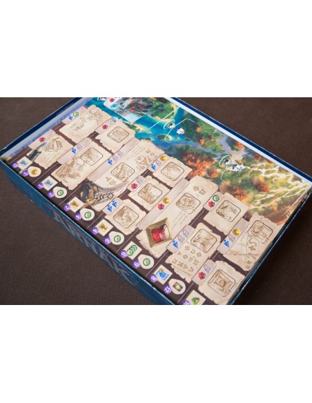 reDrewno Insert do gry Zaginiona Wyspa Arnak z dwoma dodatkami