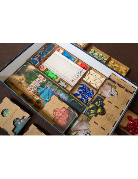 reDrewno Insert do gry Zaginiona Wyspa Arnak z dwoma dodatkami