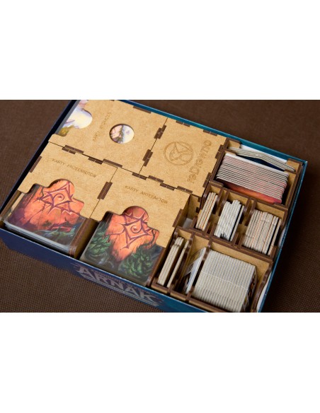 reDrewno Insert do gry Zaginiona Wyspa Arnak z dwoma dodatkami