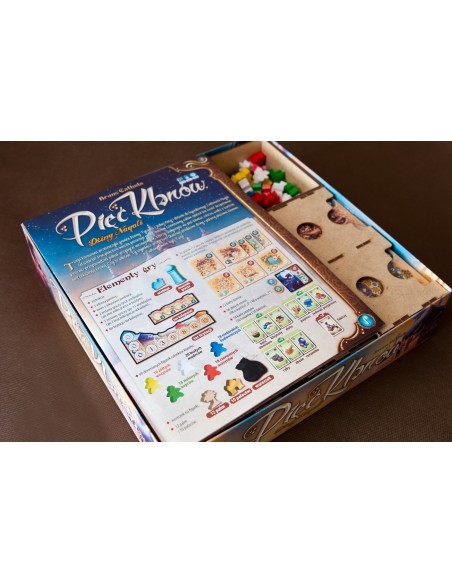 reDrewno Insert pasujący do gry Pięć Klanów