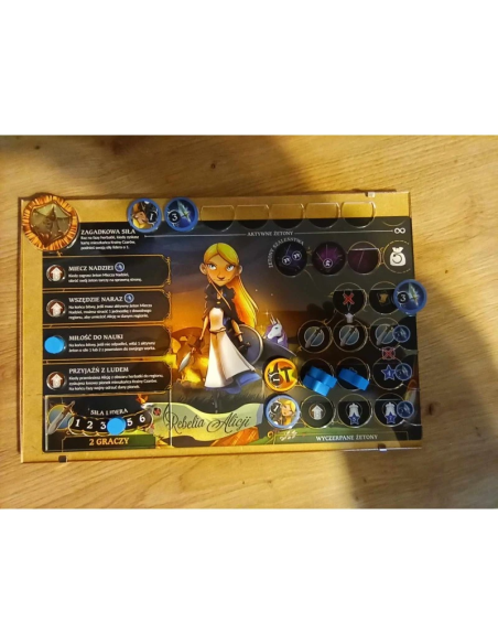 Zestaw Akrylowych nakładek do gry Wojna w Krainie czarów