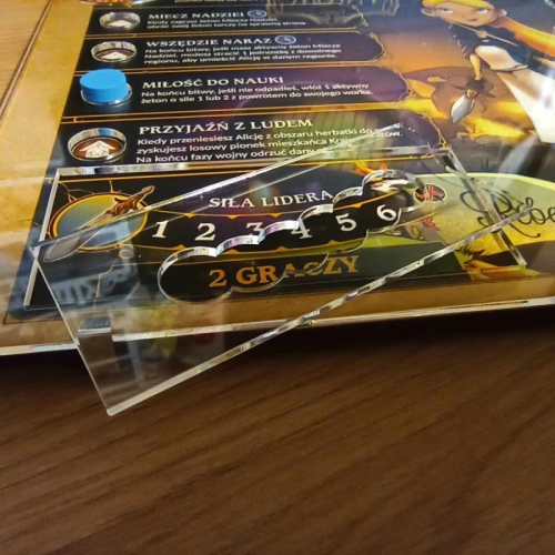 Zestaw Akrylowych nakładek do gry...