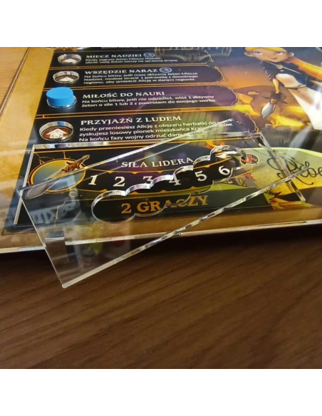 Zestaw Akrylowych nakładek do gry Wojna w Krainie czarów