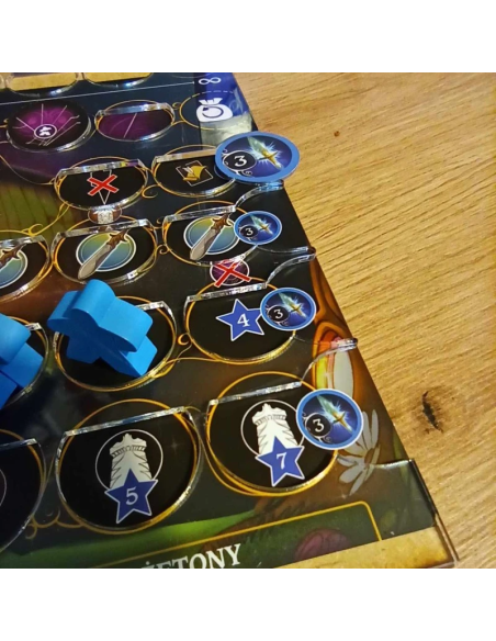 Zestaw Akrylowych nakładek do gry Wojna w Krainie czarów