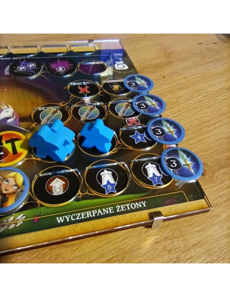 Zestaw Akrylowych nakładek do gry Wojna w Krainie czarów