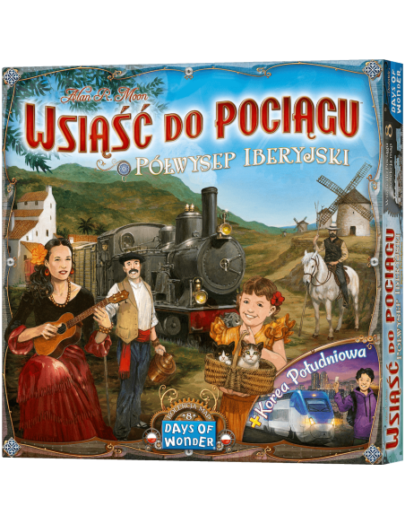 Wsiąść do Pociągu: Kolekcja Map 8 - Półwysep Iberyjski i Korea Południowa