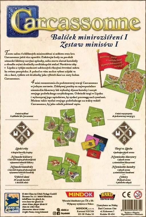 Carcassonne - Zestaw rozszerzeń