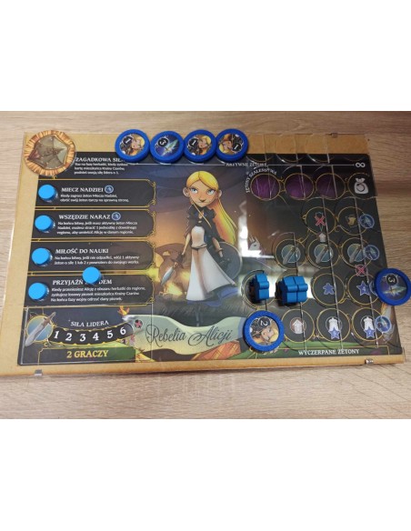 Zestaw Akrylowych nakładek do gry Wojna w Krainie czarów (wersja dla żetonów w osłonkach)