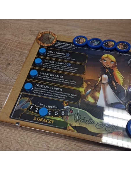 Zestaw Akrylowych nakładek do gry Wojna w Krainie czarów (wersja dla żetonów w osłonkach)