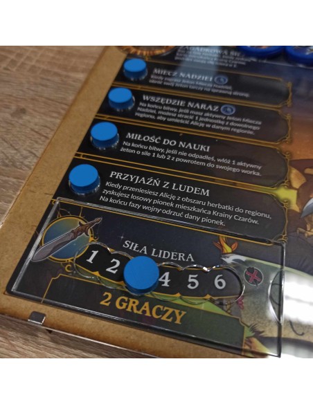 Zestaw Akrylowych nakładek do gry Wojna w Krainie czarów (wersja dla żetonów w osłonkach)