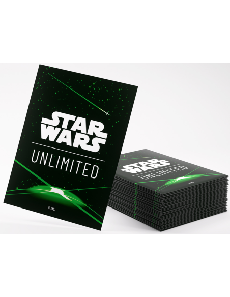Gamegenic: Star Wars Unlimited - Art Sleeves - Card Back Green