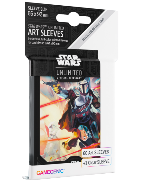 Gamegenic: Star Wars Unlimited - Art Sleeves - Mandalorian