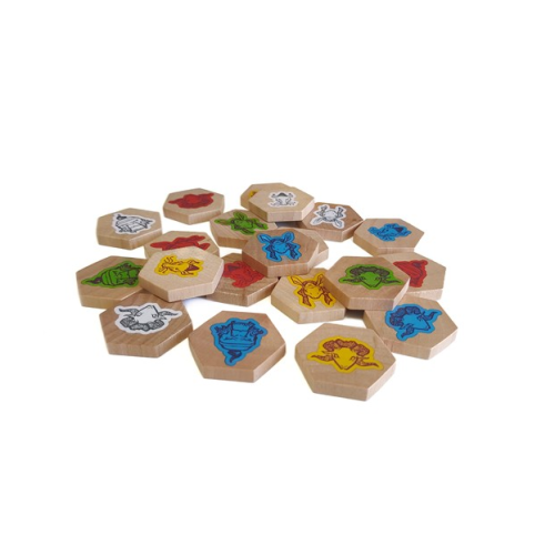 Huang - zestaw drewnianych znaczników...