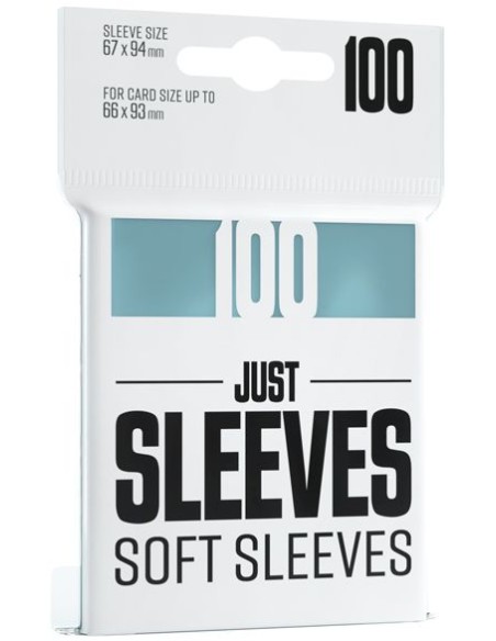 Gamegenic: Just Sleeves - Soft Sleeves (67 x 94 mm) 100 sztuk, Clear