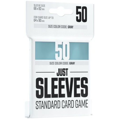 Gamegenic: Just Sleeves - Standard Card Game Sleeves (66x91 mm), 50 sztuk