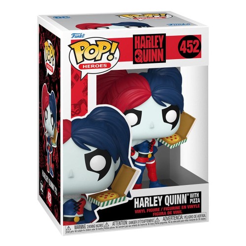 Figurka Funko POP Heroes: Harley Quinn - Harley with Pizza 452