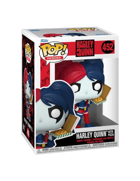 Figurka Funko POP Heroes: Harley Quinn - Harley with Pizza 452