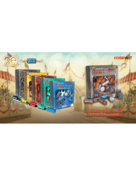 Wsiąść do Pociągu: 20. Rocznica - Ekskluzywny zestaw pociągów + Promo