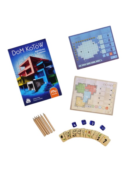 Dom kotów. Wykreślanka z pazurem