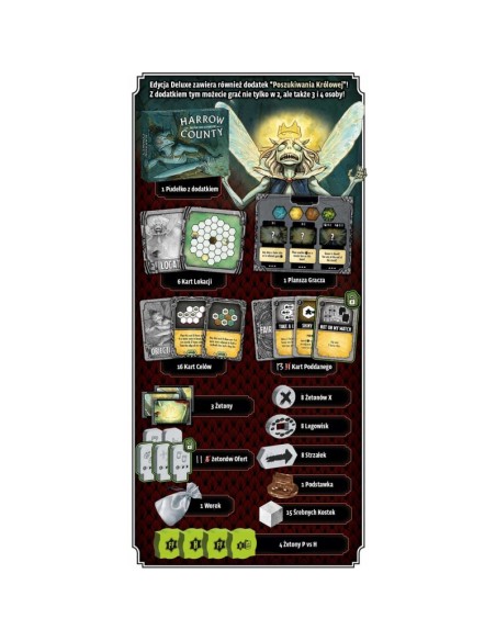 Hrabstwo Harrow + rozszerzenie Poszukiwania Królowej (edycja deluxe)