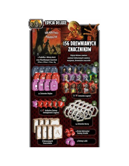 Hrabstwo Harrow + rozszerzenie Poszukiwania Królowej (edycja deluxe)