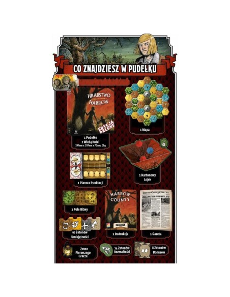 Hrabstwo Harrow + rozszerzenie Poszukiwania Królowej (edycja deluxe)