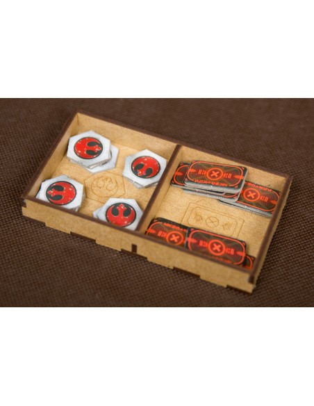 reDrewno Insert pasujący do gry Star Wars Rebelia z dodatkami