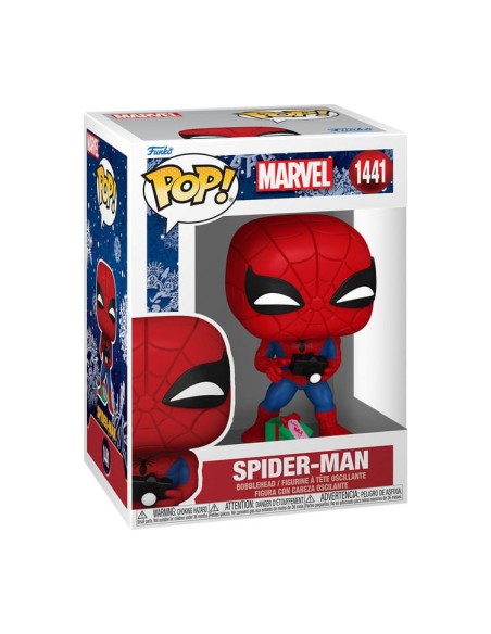 Figurka Funko POP Marvel:  Holiday Spiderman w/Open gift 1441