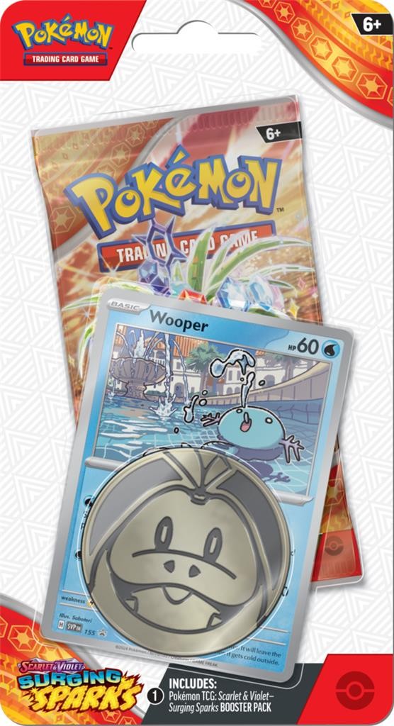 Pokémon TCG: Surging Sparks - Checklane Blister Wooper