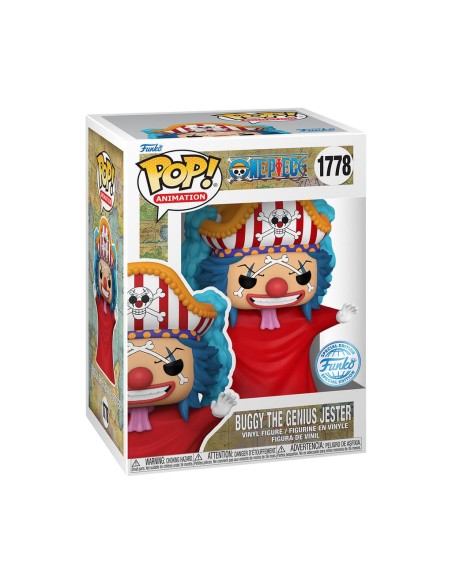Figurka Funko POP Animation:  One Piece -  Buggy (Post Time-Skip) Exclusive 1778