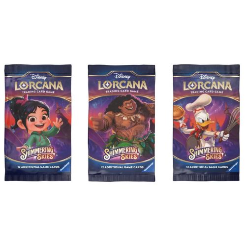 Disney Lorcana TCG S05 Shimmering Skies Booster - Zestaw Dodatkowy 12 kart