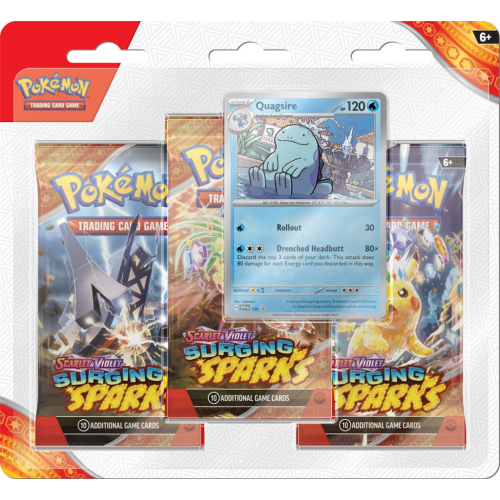 Pokémon TCG:  Surging Sparks 3-pack - Quagsire