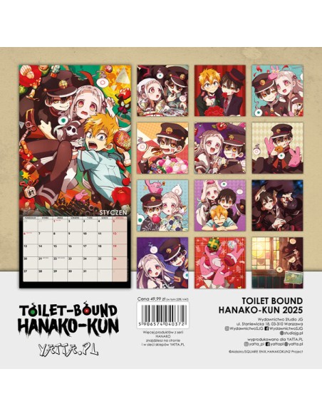 Hanako - kalendarz ścienny 2025