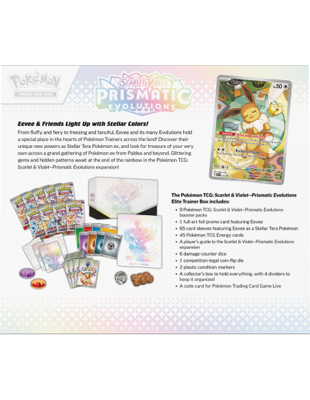 Pokémon TCG: Scarlet & Violet - Prismatic Evolutions - Elite Trainer Box