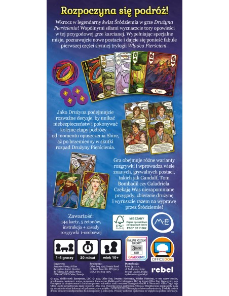 Władca Pierścieni: Drużyna Pierścienia - Wciągająca gra karciana