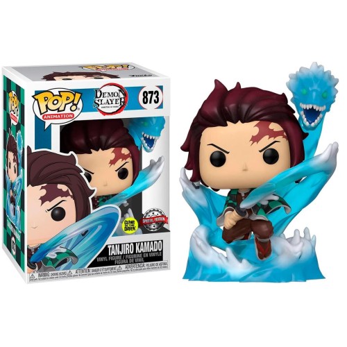 Figurka Funko POP: Demon Slayer - Tanjiro with Dragon (Special Edition GITD) 873