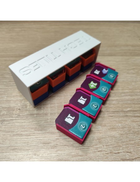 Seti - Organizery na płytki technologi + pudełeczko