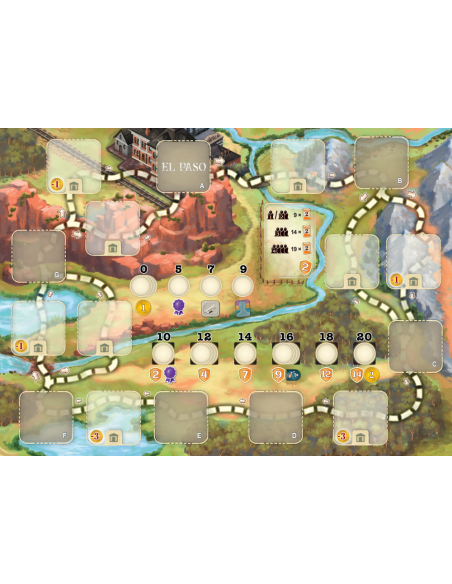 Great Western Trail: El Paso (edycja polska) + Dodatkowe żetony premii