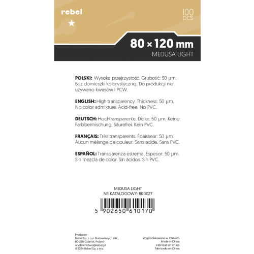 Koszulki na karty Rebel Light Libra...