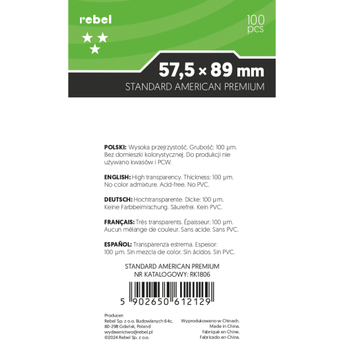 Koszulki na karty Rebel Premium Orion...