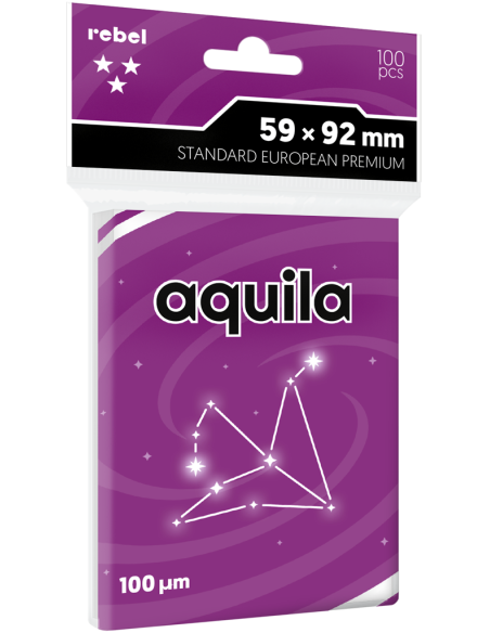 Koszulki na karty Rebel Premium Aquila (59x92 mm), 100 sztuk