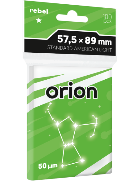 Koszulki na karty Rebel Light Orion (57,5x89 mm), 100 sztuk