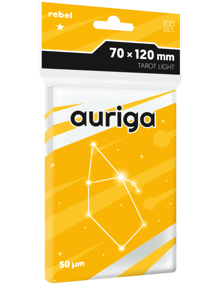 Koszulki na karty Rebel Light Auriga (70x120 mm), 100 sztuk