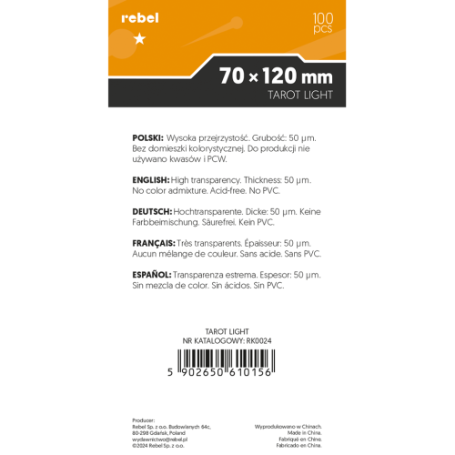 Koszulki na karty Rebel Light Auriga...